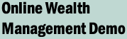 Online Wealth Management Demo